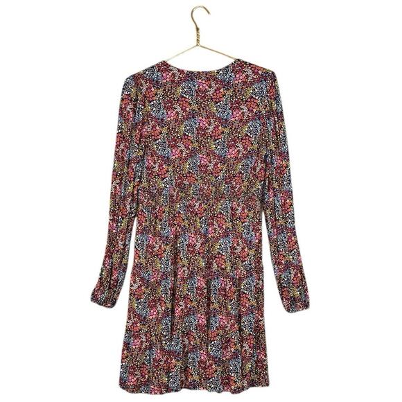 Boden Floral Smocked Waist Dress Long Sleeve Boho Work Weekend Wear | US 8 - Picture 10 of 10